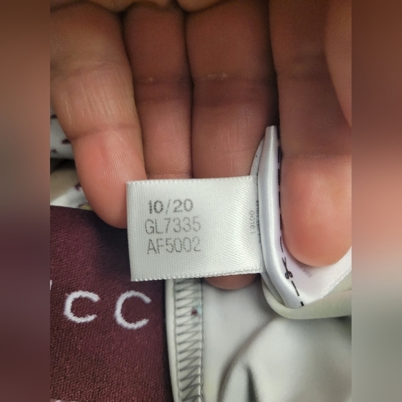 ADIDAS BY STELLA MCCARTNEY FUTURE PLAYGROUND LONG SLEEVE CROP TOP FLORAL SIZE M - Picture 11 of 16